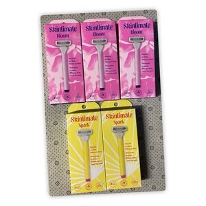 Skintimate 4 Blades Razors, Pack Of 5